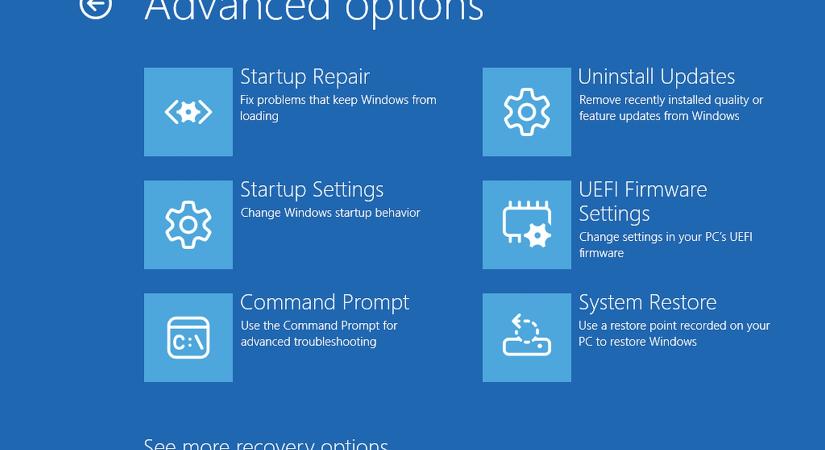 A Windows 11 frissítése kellemetlen hibát okozott a helyreállítási környezetben
