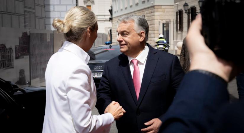 Orbán Viktor miniszterelnök Alice Weidellel tárgyalt