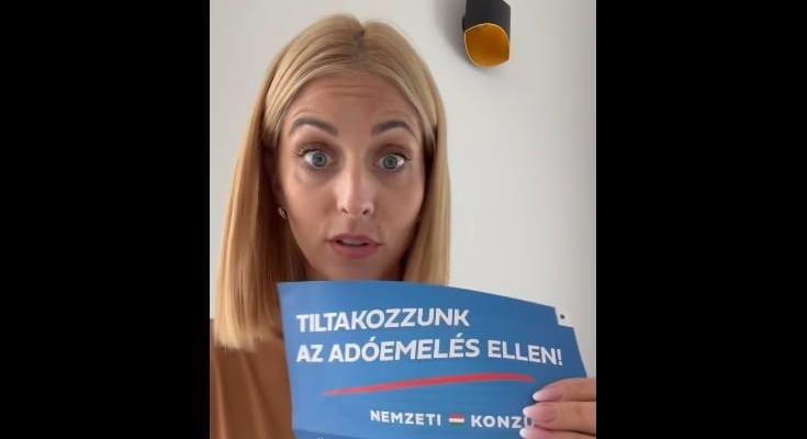 Tápai Szabina influenszer megkérdezte követőit, mit kezdenek a nemzeti konzultációval
