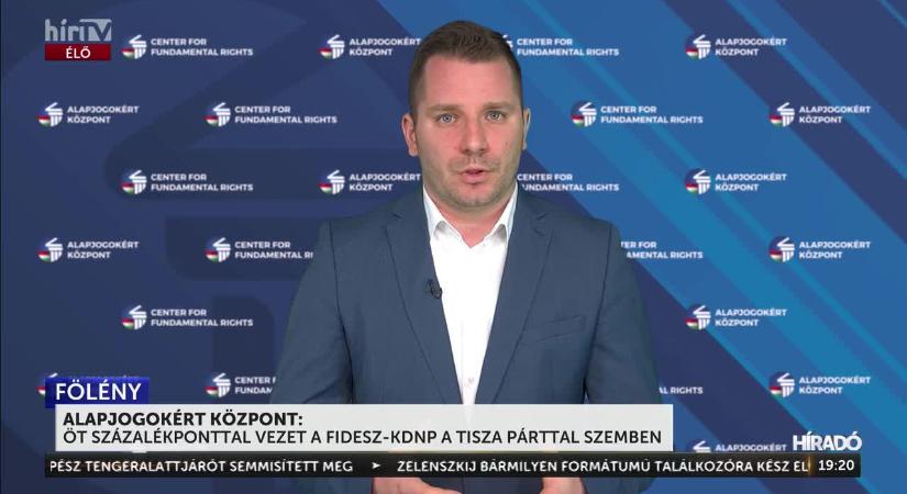 Öt százalékponttal vezet a FIDESZ-KDNP a Tisza párttal szemben  videó