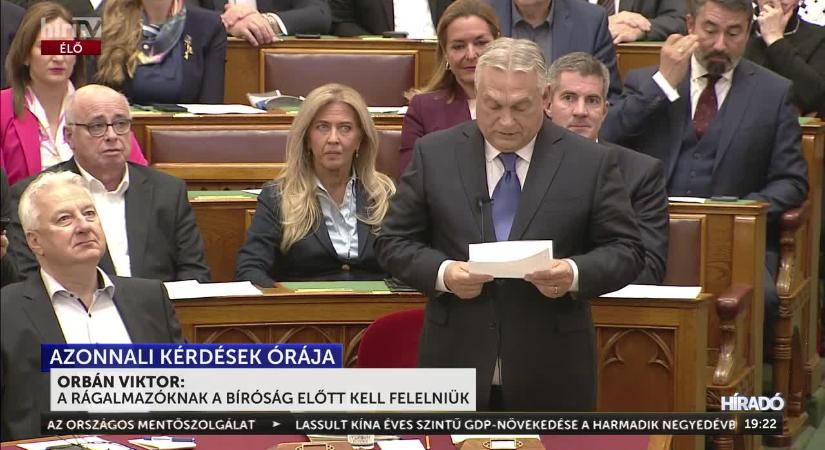 Orbán Viktor: A baloldal álhírbotrányt gerjesztett  videó