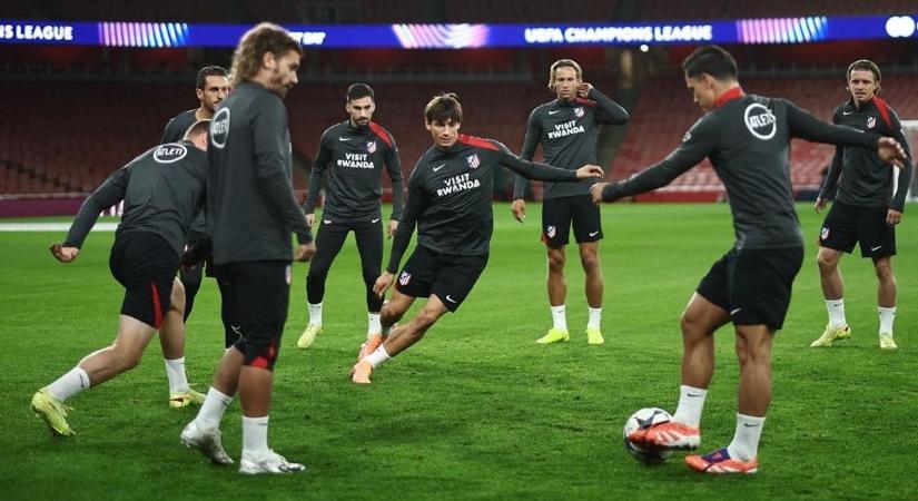 Nem csak Romániában történik ilyen? Melegvíz híján nem tudtak zuhanyozni edzés után az Atlético-játékosok az Arsenal stadionjában
