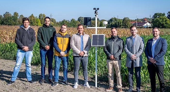 Fenntartható mezőgazdaság: adatalapú döntések támogatására fejlesztettek meteorológiai állomást a Széchenyi István Egyetem kutatói
