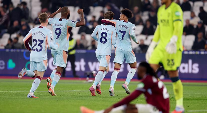 PL: tovább szenved a West Ham, a Brentford is legyőzte a „Kalapácsosokat”! – videóval