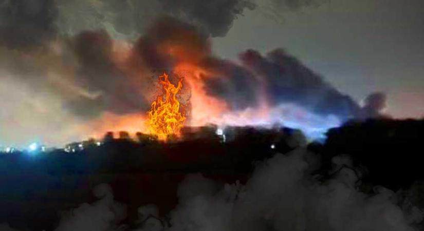 Robbanásokat hallottak: Lángokban áll a MOL százhalombattai olajfinomítója, az ország stratégiai gyára