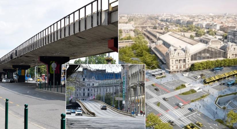 Lebontják a Nyugati téri felüljárót? – Elindult a pesti fonódó villamos tervezése, megpecsételődhet a felüljáró sorsa is