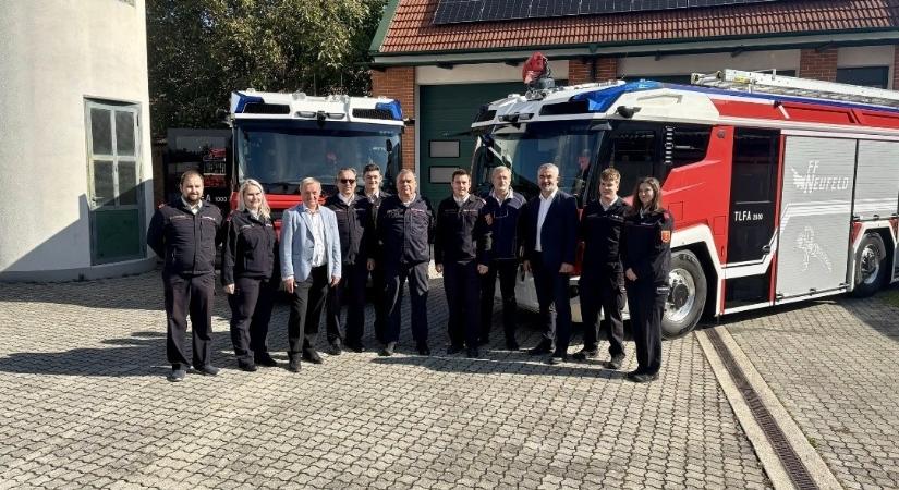 A jövőben tisztán elektromosan vonulhatnak a neufeldi önkéntes tűzoltók