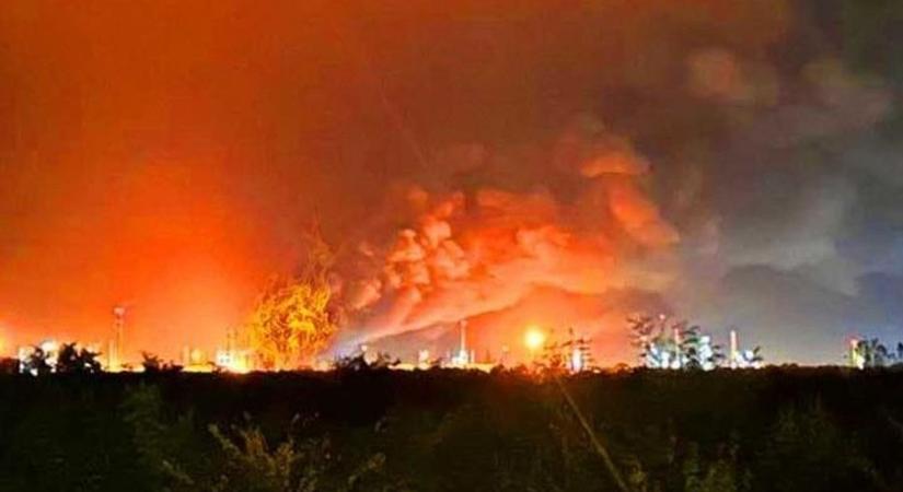 Íme a Mol közleménye, valamint néhány videó a kőolajfinomítóban történt tűzesetről (VIDEÓ)