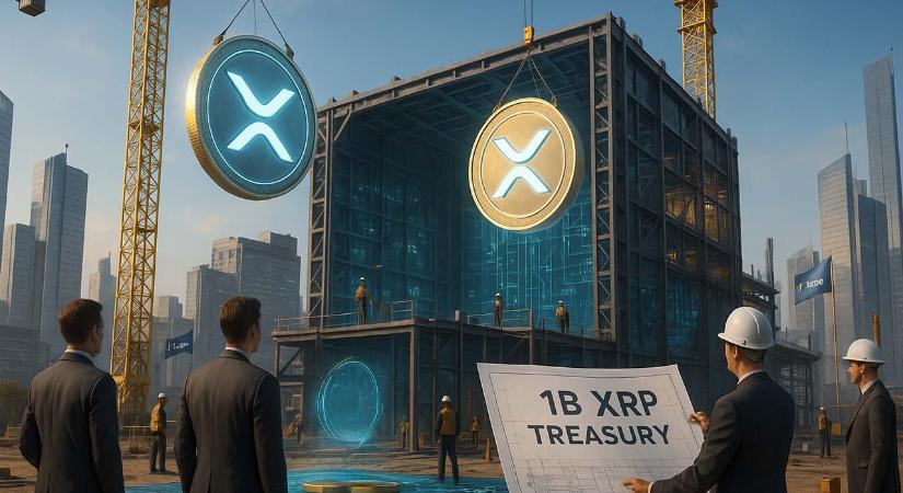 Ripple által támogatott vállalat jelentett be 1 milliárd dolláros megállapodást a legnagyobb XRP-kincstár létrehozására
