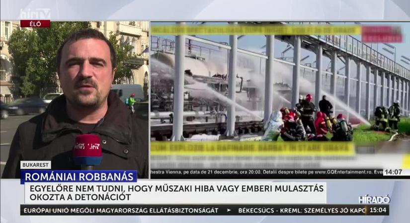Csak a szerencsén múlt, hogy nem robbant fel az egész romániai finomító  videó