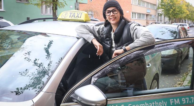 Még mindig nem szoktak hozzá az utasok, hogy nő is lehet taxis!
