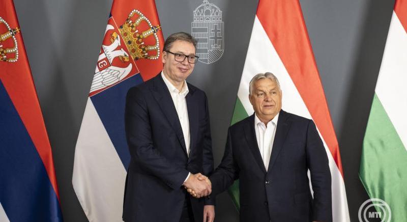 Orbán Viktor Szerbia elnökével tárgyalt