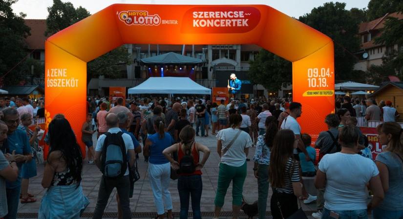 Az egri volt az egyik leglátogatottabb szerencsekoncert