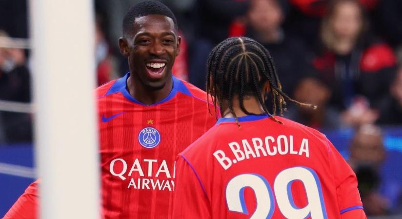 Bajnokok Ligája: a Paris Saint-Germain hét gólt lőtt