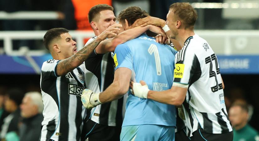 NFL-irányítókat megszégyenítő gólpasszt adott a Newcastle kapusa a BL-ben