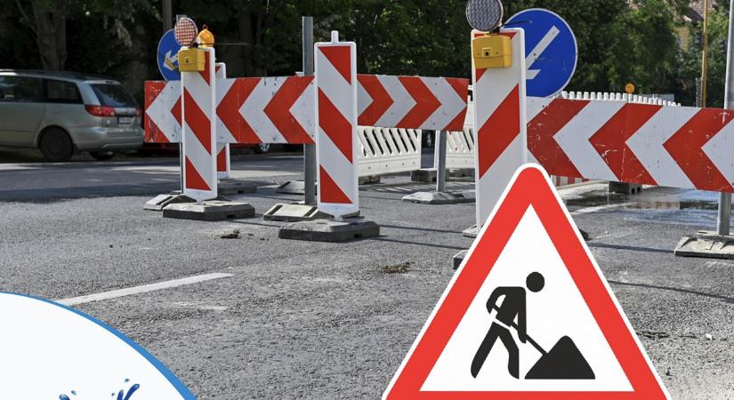 Forgalomkorlátozás Győrben a Zöld utca és a Szőnyi Márton utca kereszteződésében