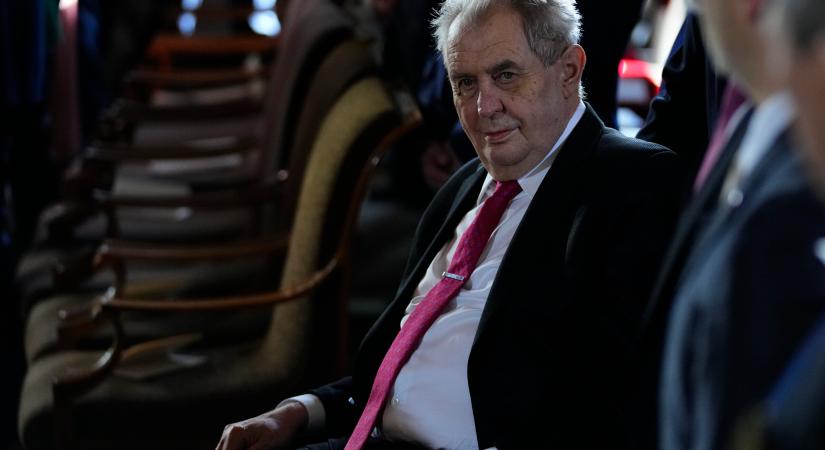 Miloš Zeman hazatért a kórházból: „Még gyenge vagyok, de jobban érzem magam”
