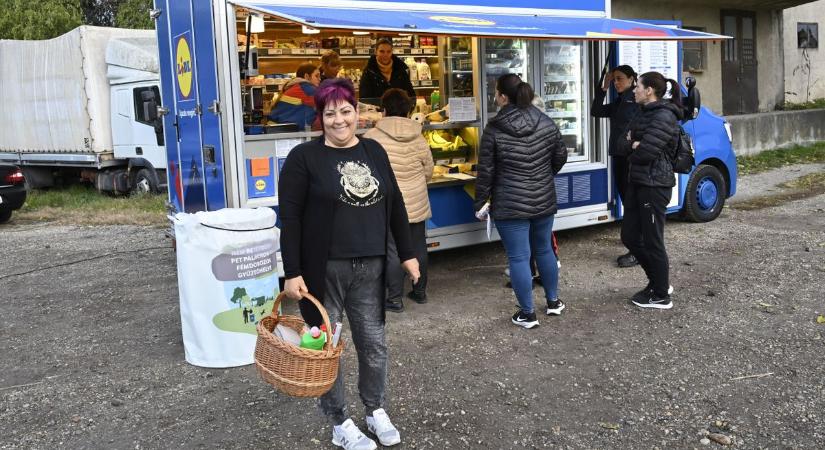 A Lidl kisbusza Károlyházára is befutott - fotók