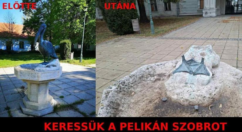 Ellopták Fejér megye egyik különleges szobrát