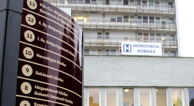 Figyelem! Mától látogatási tilalom van az érsekújvári kórház egyik klinikáján