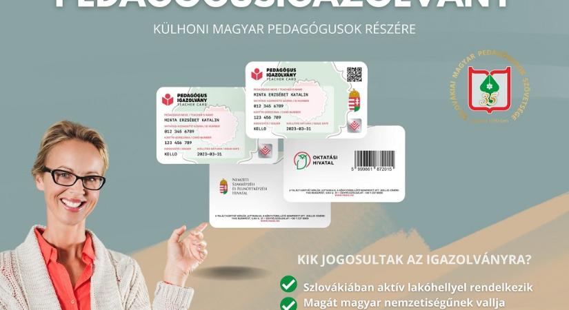 Új lehetőség: pedagógusigazolvány külhoni magyar pedagógusok részére