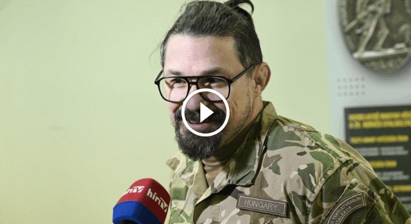 Bárdosi Sándor csatlakozott a Magyar Honvédséghez, főtörzsőrmester lett: ezért állt be katonának – videó