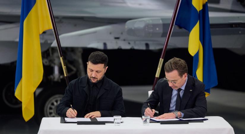 Ukrajna 120-150 darab legújabb svéd Gripen E vadászgépet kíván vásárolni – svéd miniszterelnök