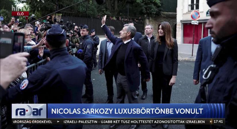 Sarkozy börtönbe vonult: luxuscella várta a volt elnököt  videó