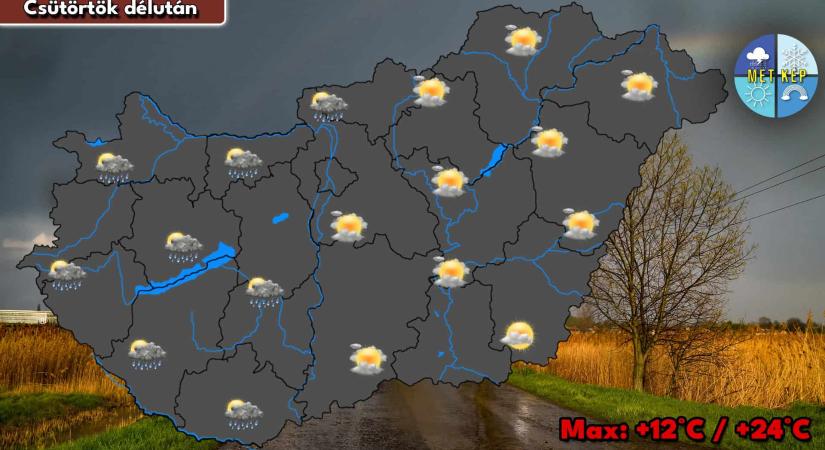 Szeles lesz október 23, estétől hidegfront hozhat esőt, záport