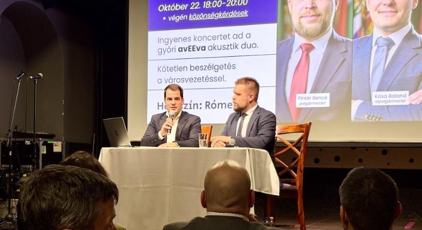 A győri városvezetés bemutatta a Zechmeister-tervet