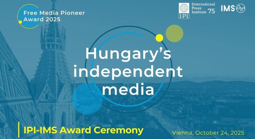 A magyar független média kapta idén a nemzetközi sajtószabadság-díjat