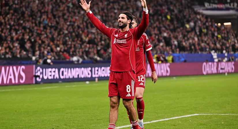 BL: Szoboszlai betalált, könnyedén nyert Frankfurtban a Liverpool! – videóval