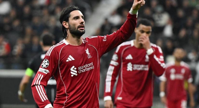 Szoboszlai gól- és gólpassz, átgázolt a Liverpool a Frankfurton