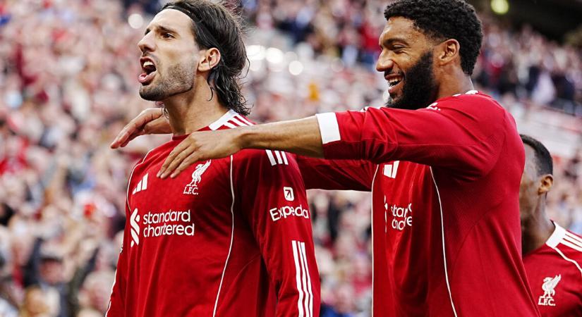 Élete egyik legjobb meccsén van túl Szoboszlai a Liverpoolnál – gólpassz és gól