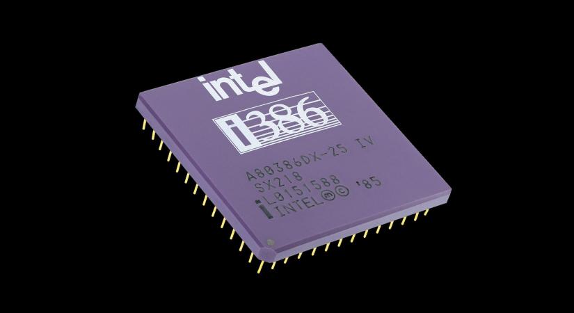 40 éves lett az Intel i386-os processzor – Óriási mérföldkő volt anno, maradandót alkotott
