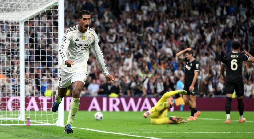 A Real Madrid nyerte a nap rangadóját a BL-ben