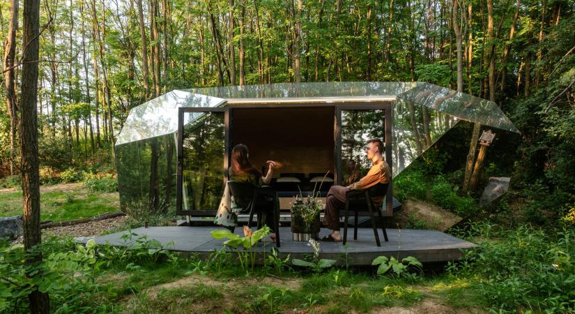 PEBL Grand: Hello Wood által fejlesztett futurisztikus kabinok