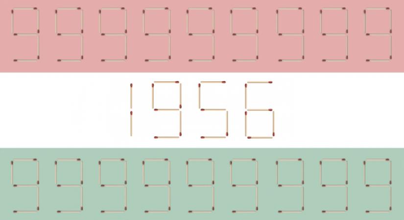 Október 23-i feladvány: 999999999-ből 1956