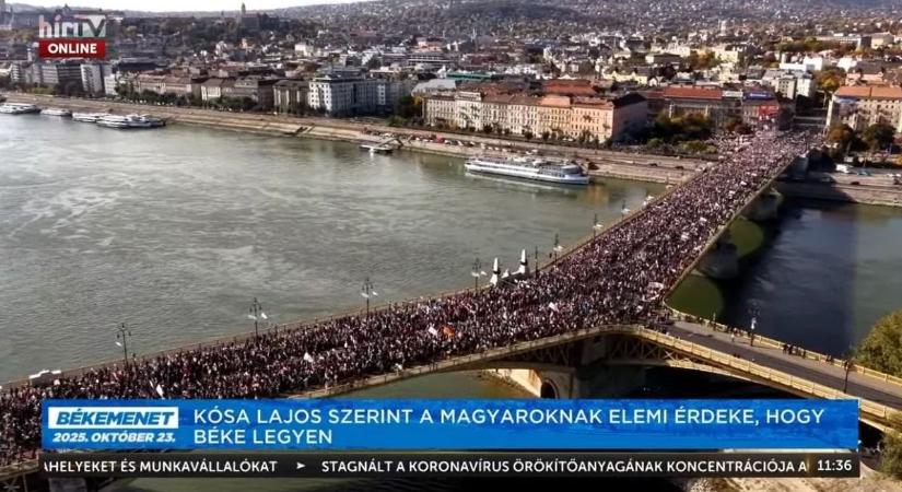 Drónfotó: ez a felvétel mindent elárul a Békemenetről