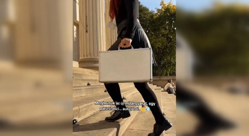 A Louvre kirablásán viccelődik a Nemzeti Múzeum
