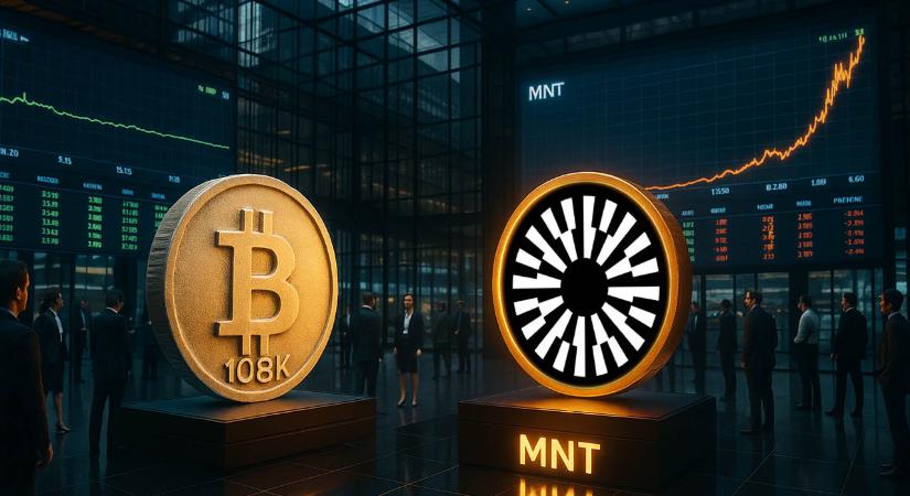 Miközben a Bitcoin 108 ezer dollárnál pihen, a Bybit MNT tokenje újra szárnyal – ez lehet az új BNB?