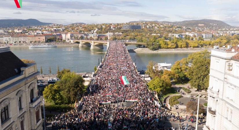 Tömegdemonstrációk Budapesten: mozgósított Orbán Viktor és Magyar Péter