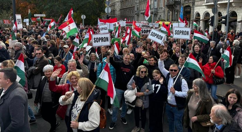 Sopronból és a környékről is sokan voltak a Békemeneten