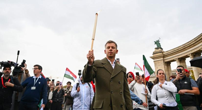 Magyar Péter beszédére várva