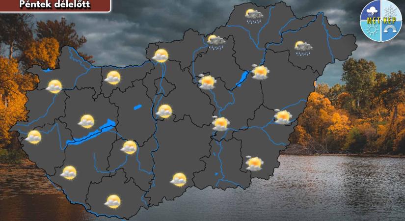 Szeles, de naposabb péntekre készülhetünk, helyenként még zápor is kialakulhat
