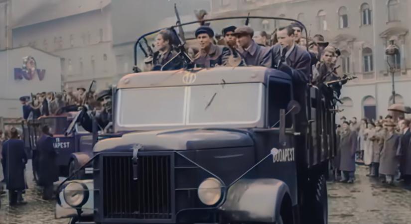 Színes felvételek az 1956-os forradalomról