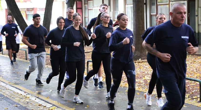 1956 métert futottak az ifjú polgárőrök és rendőrhallgatók Halason – fotók