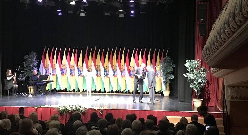 Molnár János ezredes kapta a Szabadságért Kaposvár Emlékérmet