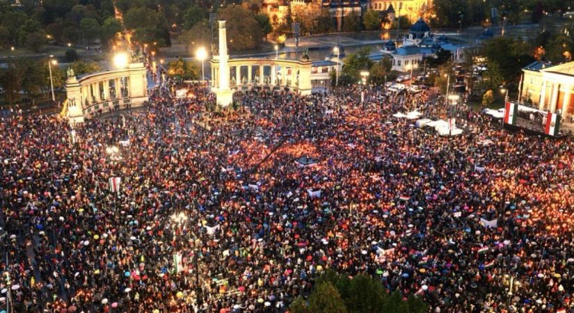 Kutatók: A Tisza rendezvényén közel kétszer annyian voltak, mint a fideszes békemeneten