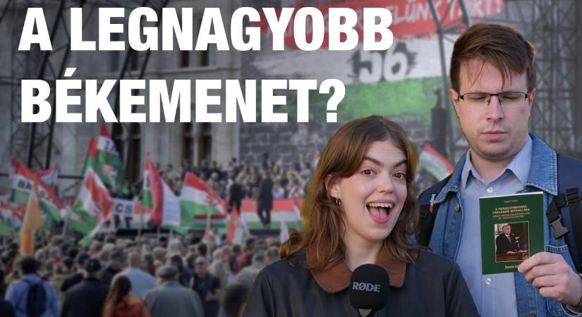 „Én nem ismerem a Tisza Pártot, és nem is akarom. Jó helyen vagyunk a Fidesznél"- videóriportunk a Békemenetről